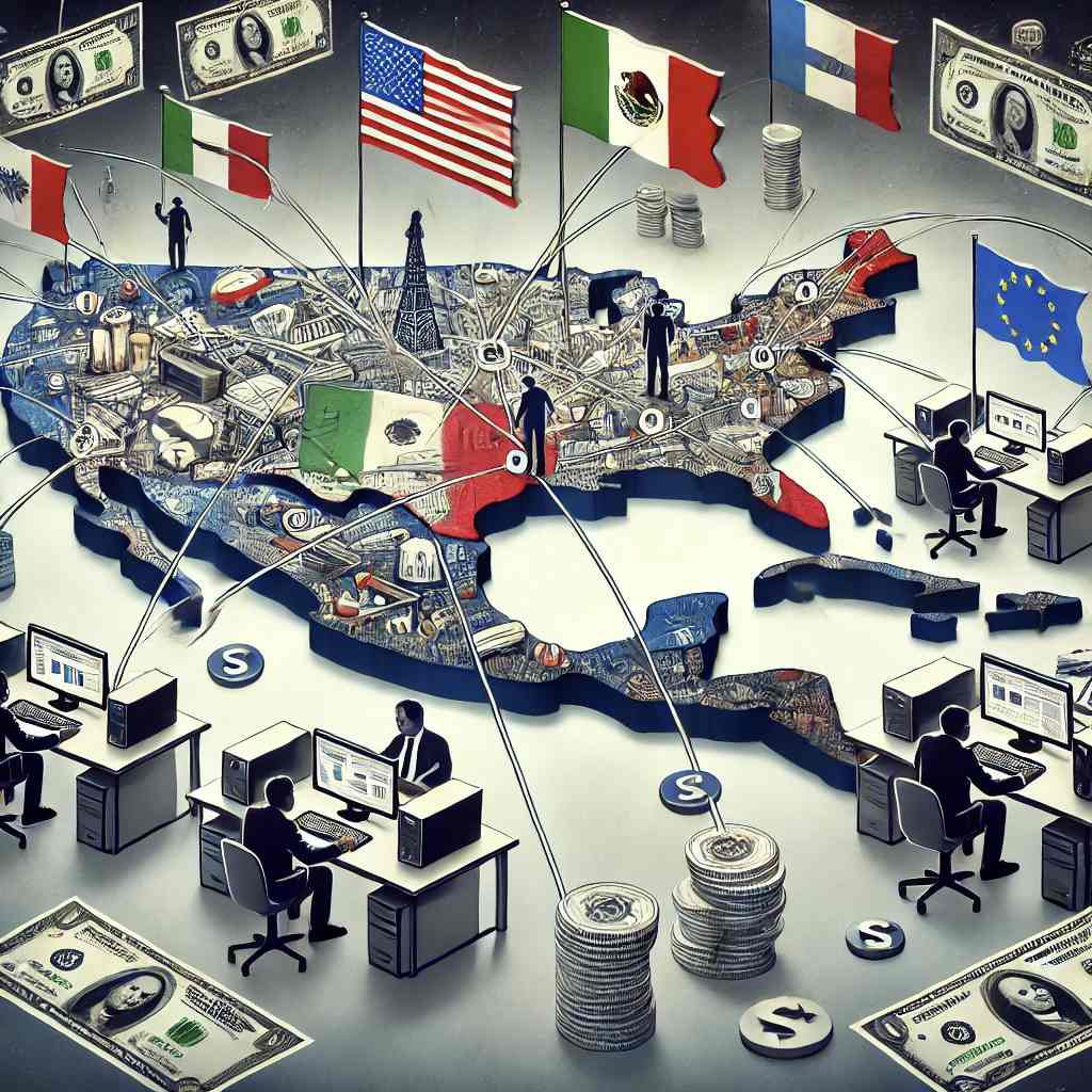 Gráfico sobre financiamiento internacional en el periodismo mexicano y su impacto en la soberanía informativa